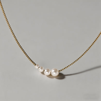 Pearl 18K Gold Plated Stainles - Shopdayla Wholesale - #1234
