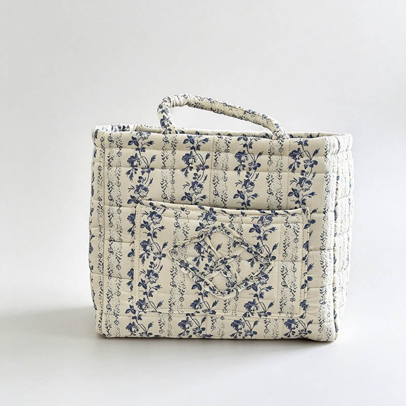 Quilted Floral Storage Organiz - Shopdayla Wholesale - #0194