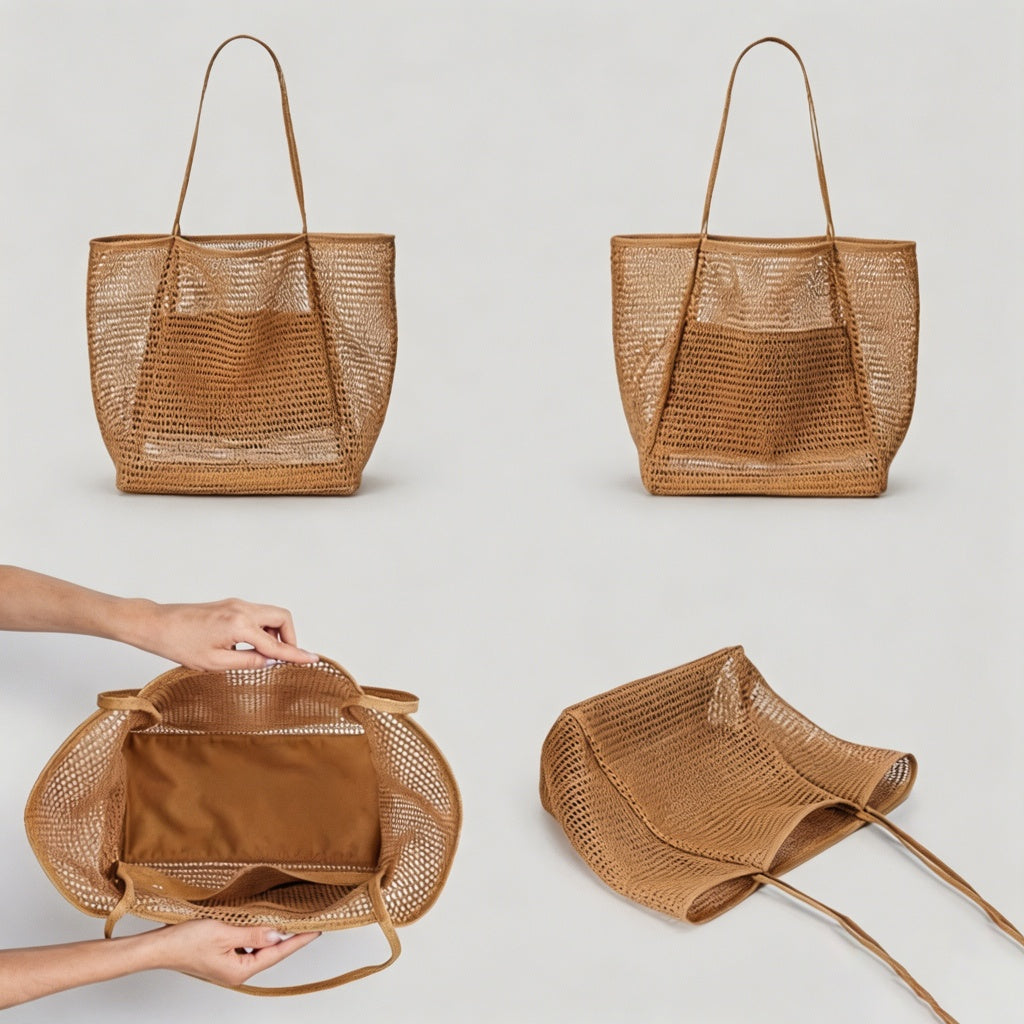 Vintage Mesh Shoulder Bag - Shopdayla Wholesale - #5330