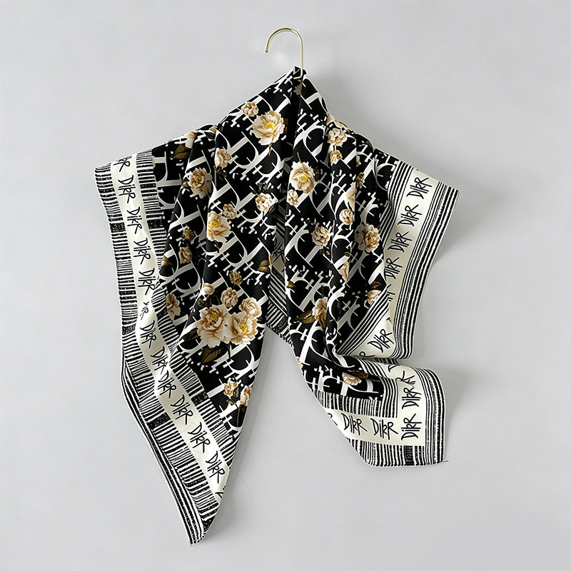 Animal‑Stripe Print Large Squa - Shopdayla Wholesale - #1298