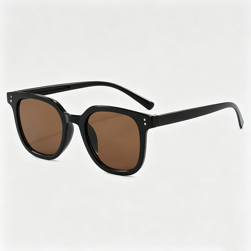 Black Frame Square Sunglasses