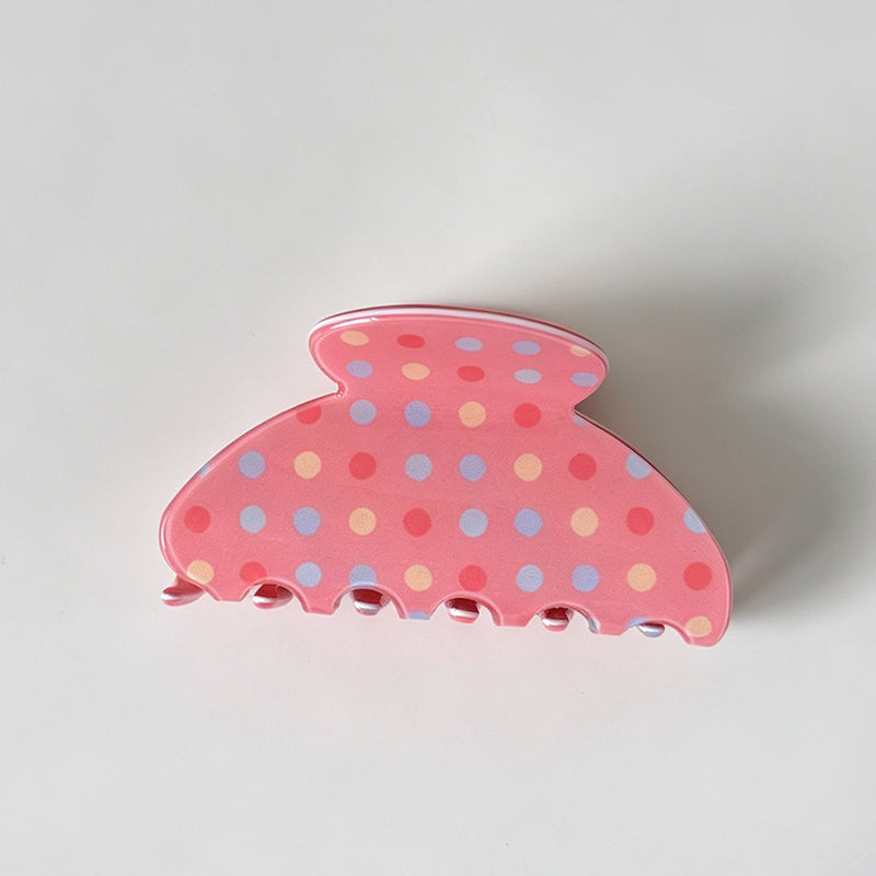 Vibrant Pink Rainbow Polka Dot - Shopdayla Wholesale - #1506