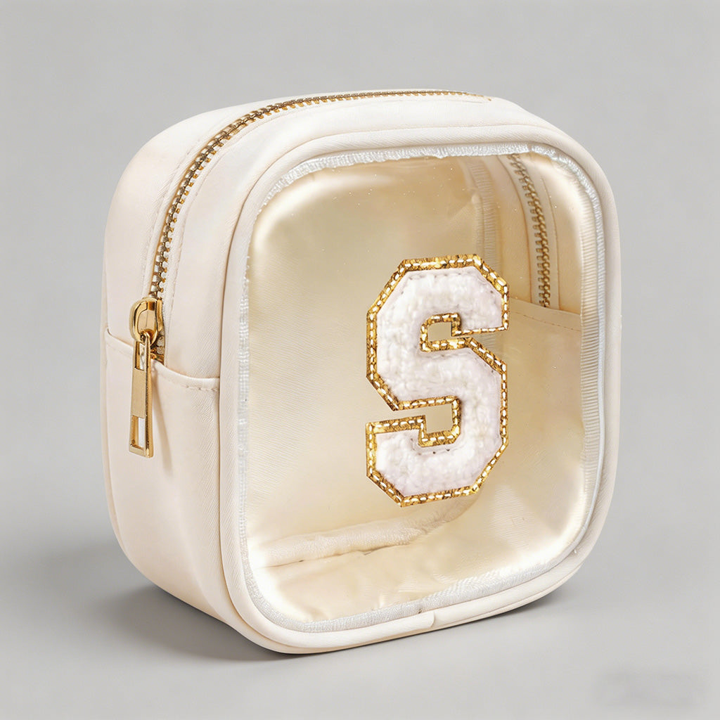 Square Clear Initial Travel Ca - Shopdayla Wholesale - #8850