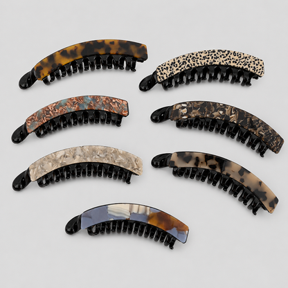 Elegant Retro Banana Hair Claw - Shopdayla Wholesale - #5650