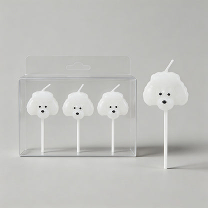 Cute Teddy Dog Birthday Candle - Shopdayla Wholesale - #0642