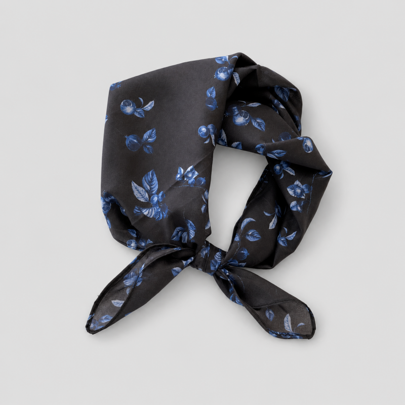 Floral Cotton Square Scarf Hea - Shopdayla Wholesale - #3026