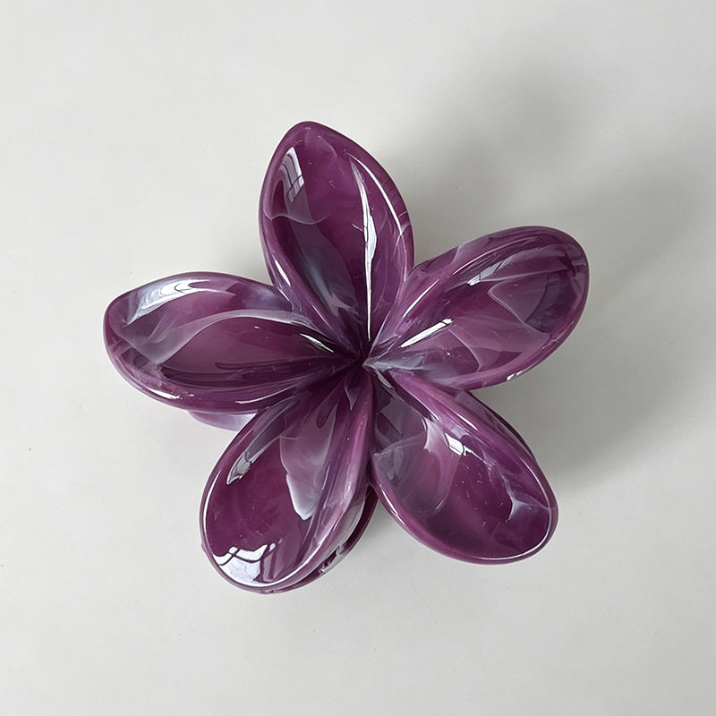 Elegant Marble Texture Hair Cl - Shopdayla Wholesale - #2674