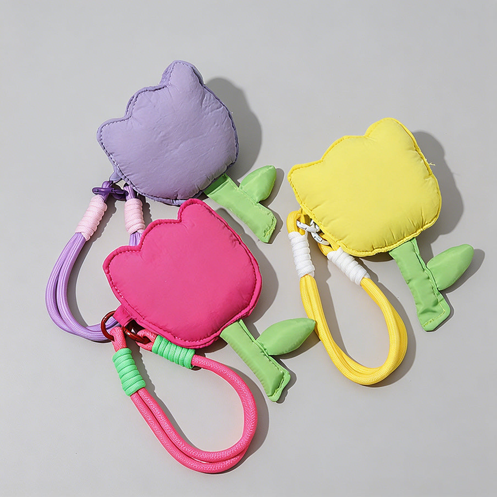 Elegance Puffy Tulip Bag Charm - Shopdayla Wholesale - #3618