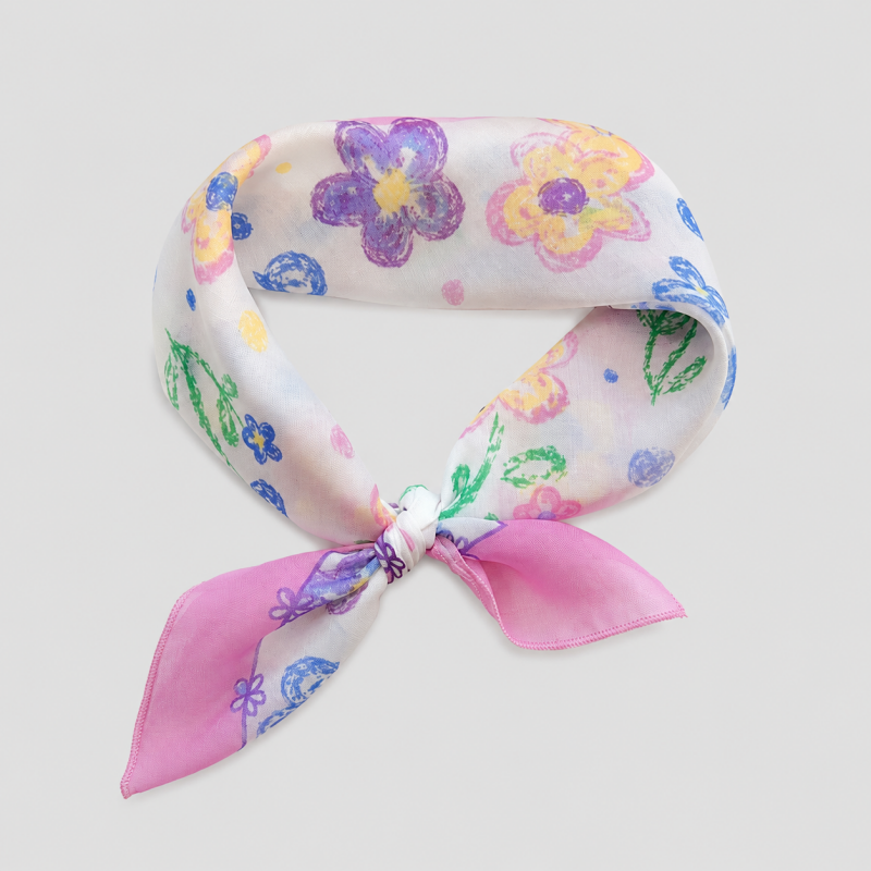 Graffiti Floral Cotton Blend S - Shopdayla Wholesale - #4994