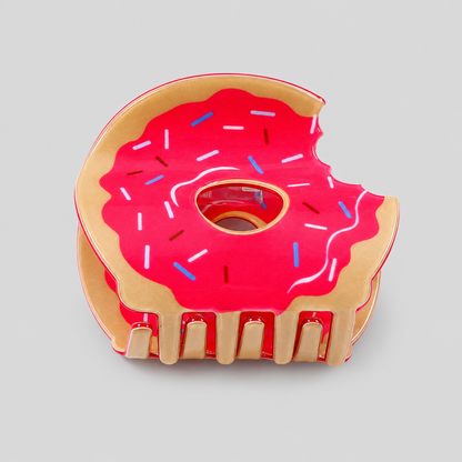 Bitten Donut Hair Claw Clip