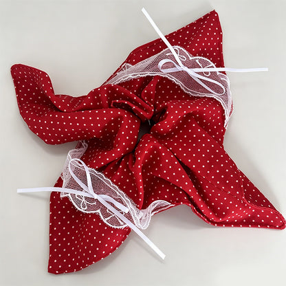 Polka Dot Scrunchie