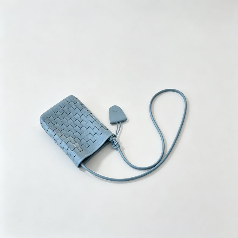 Woven Phone Crossbody Pouch