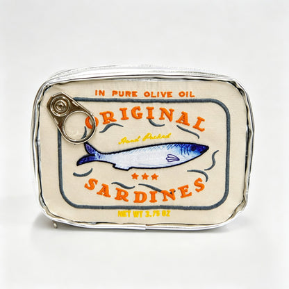 Sardine Can Shaped Zipper Storage Pouch