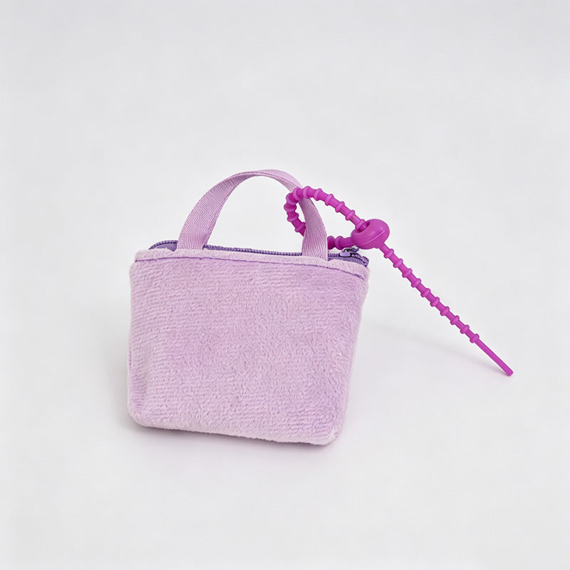 Mini Solid Color Earphone Zipper Pouch