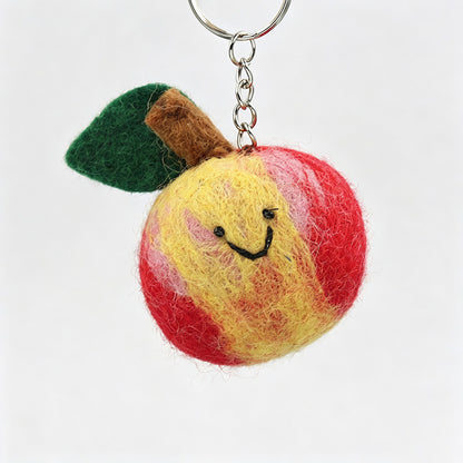 Crochet Fruit Keychain