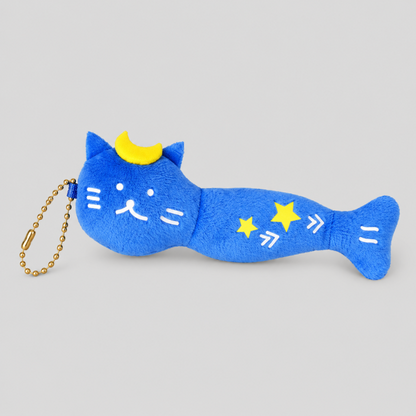 Cat Shape Plush Keychain Bag Charm