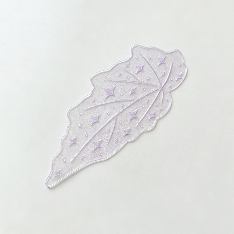 3D Printed Leaf Shaped PET Bookmarks