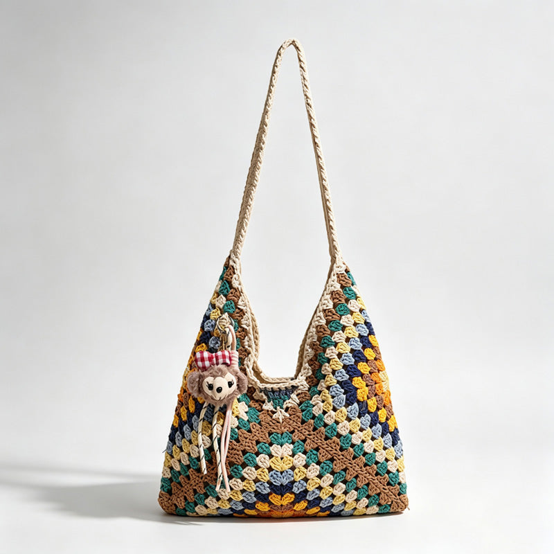 Geometric Sling Tote Bag