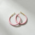 Modern Minimalist Enamel Hoop - Shopdayla Wholesale - #5794