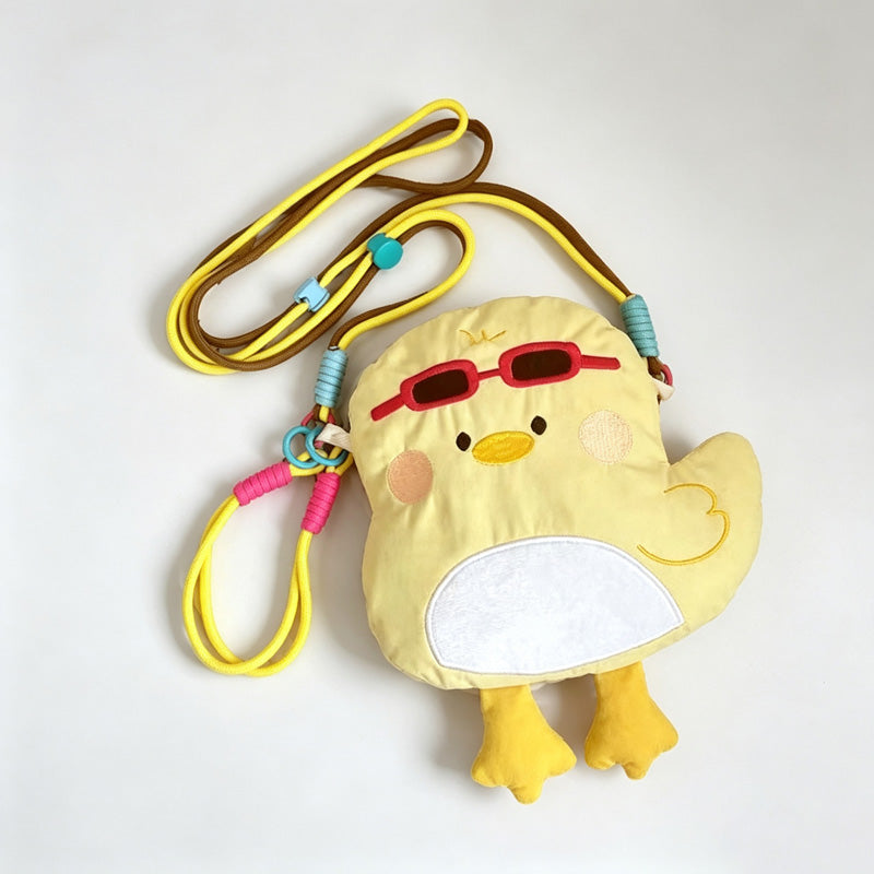 Plush Figure Pouch Crossbody Bag