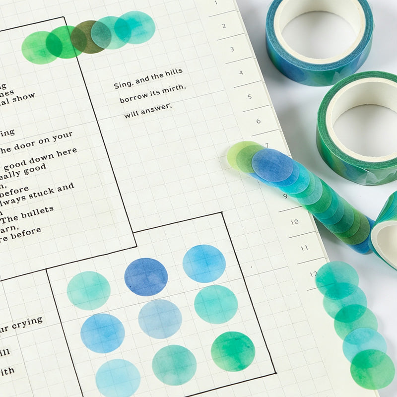 Die‑Cut Dot Washi Tape Roll