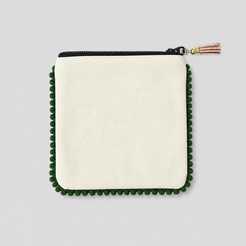 Tassel Edge Coin Pouch