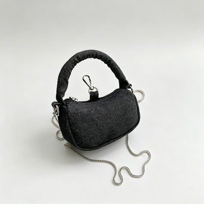 Mini Canvas Handle Crossbody Bag