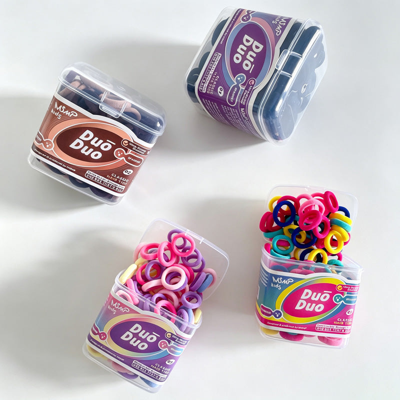 Boxed Candy Color Hair Ties