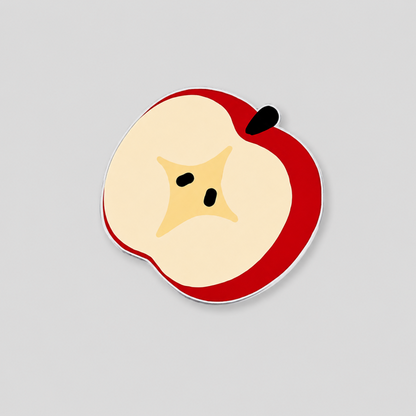 Fruit Printed Acrylic Fridge Magnet