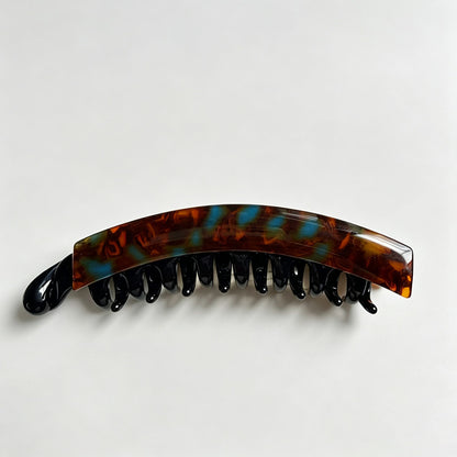 Tortoiseshell Leopard Pattern Banana Hair Clip
