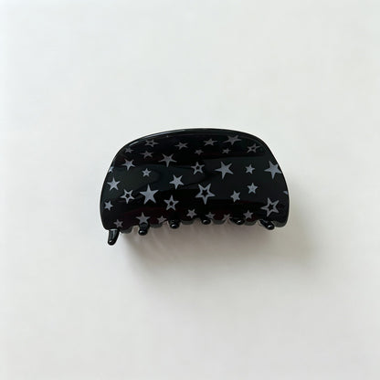 Star Print Acrylic Hair Claw