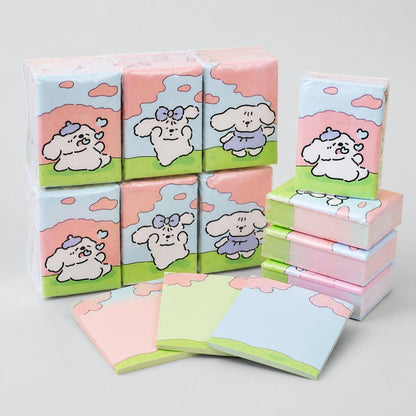Pastel Sheep Pocket Tissues Set