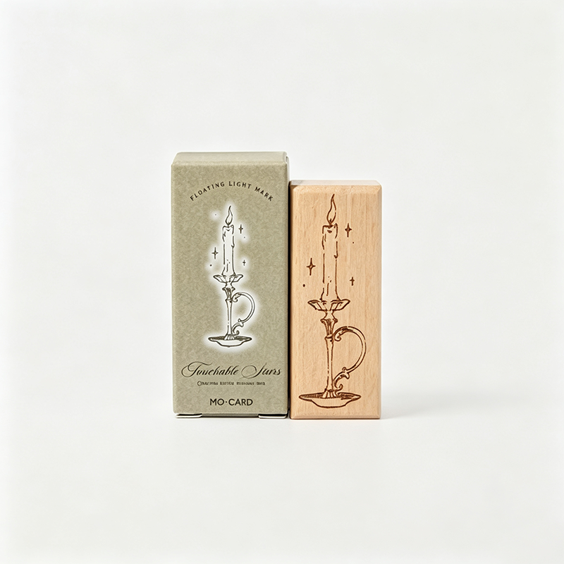 Wood Decorative Rubber Stamp
