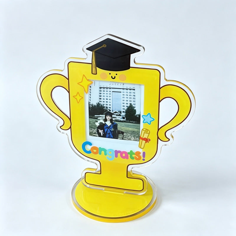 Trophy‑Shaped Acrylic Photo Frame