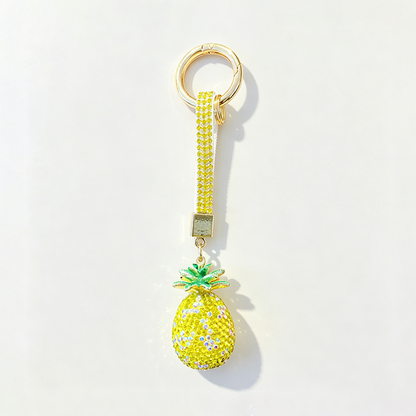 Pineapple Pendant Wrist Strap Keychain
