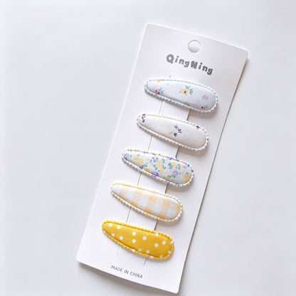 Fabric Water Drop BB Clips