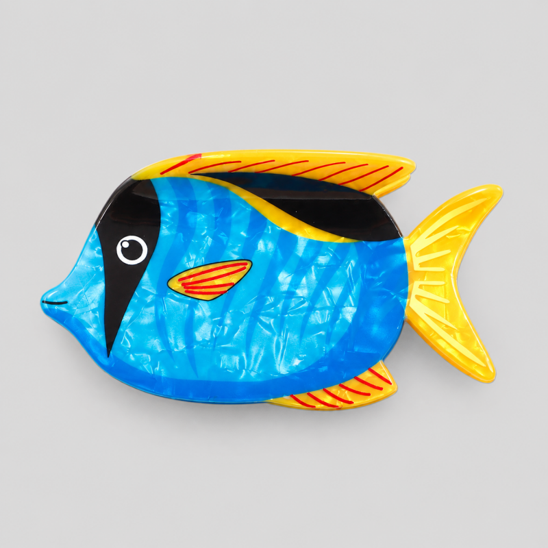 Ocean Fish Colorful Hair Claw Clips