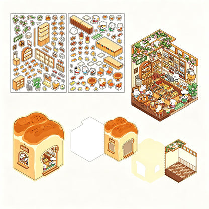 2.5D Scene Building Stickers
