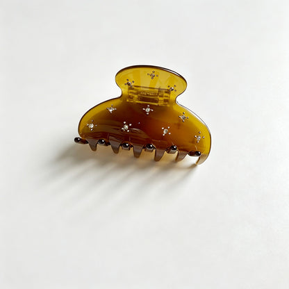 Rhinestone Inlaid Small Shark Hair Claw