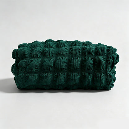 Bubble Grid Textured Fabric Tissue Storage Box