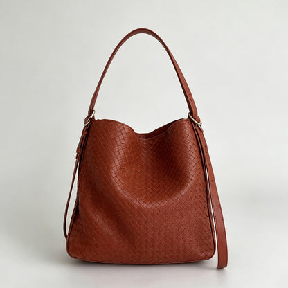 Textured Loop Shoulder Tote