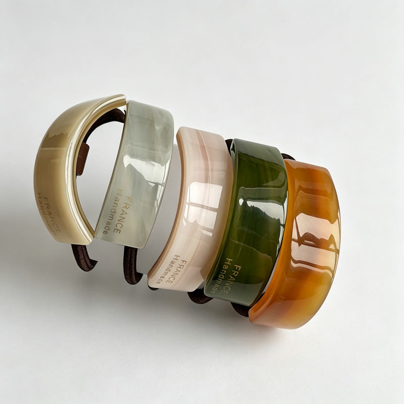 Acetate Decorative Hair Elastic Tie