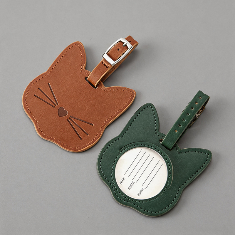 Cat Face Luggage Tag Suitcase - Shopdayla Wholesale - #8194