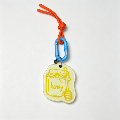 Vegetable Shape Bag Charm Keychain