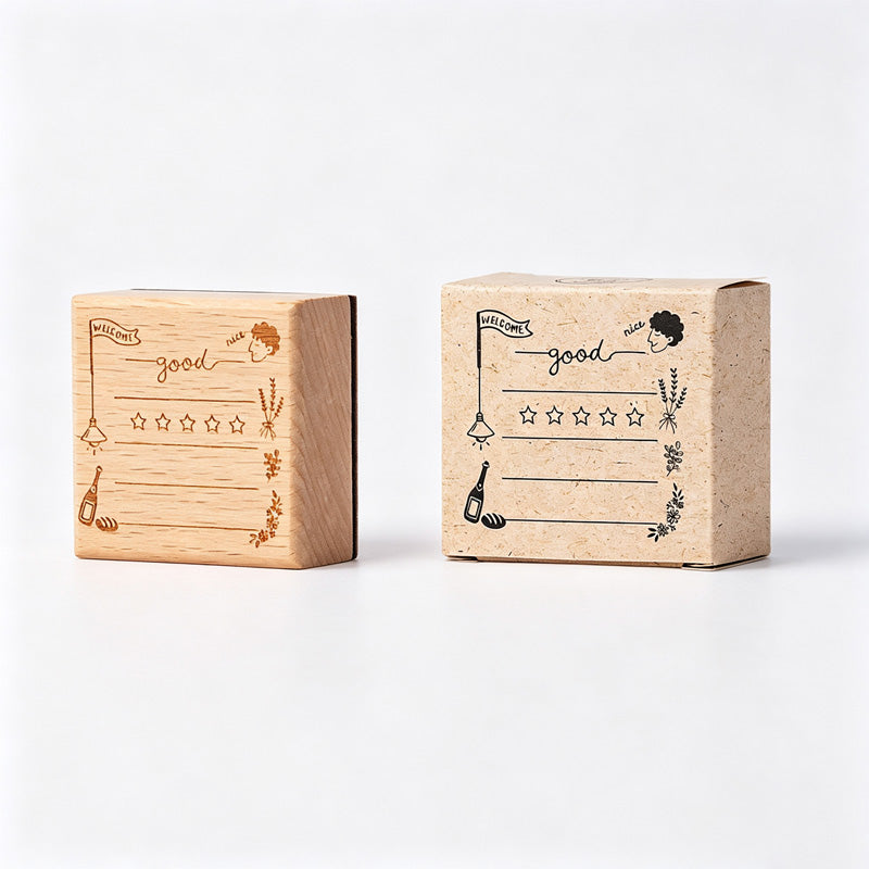 Cat Planner Wood Stamps