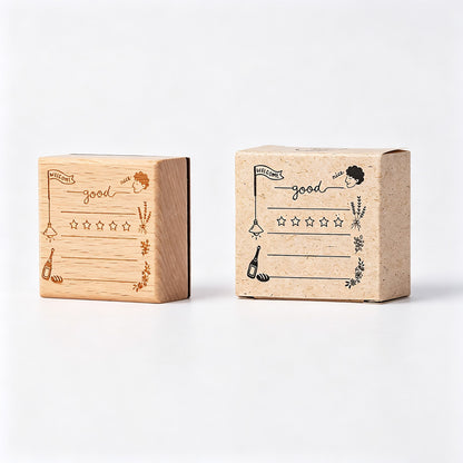 Cat Planner Wood Stamps