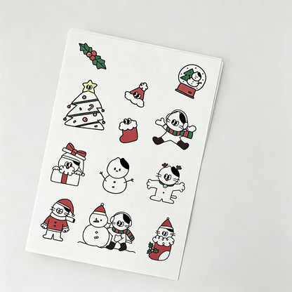 Christmas Matte Sticker Sheets Set