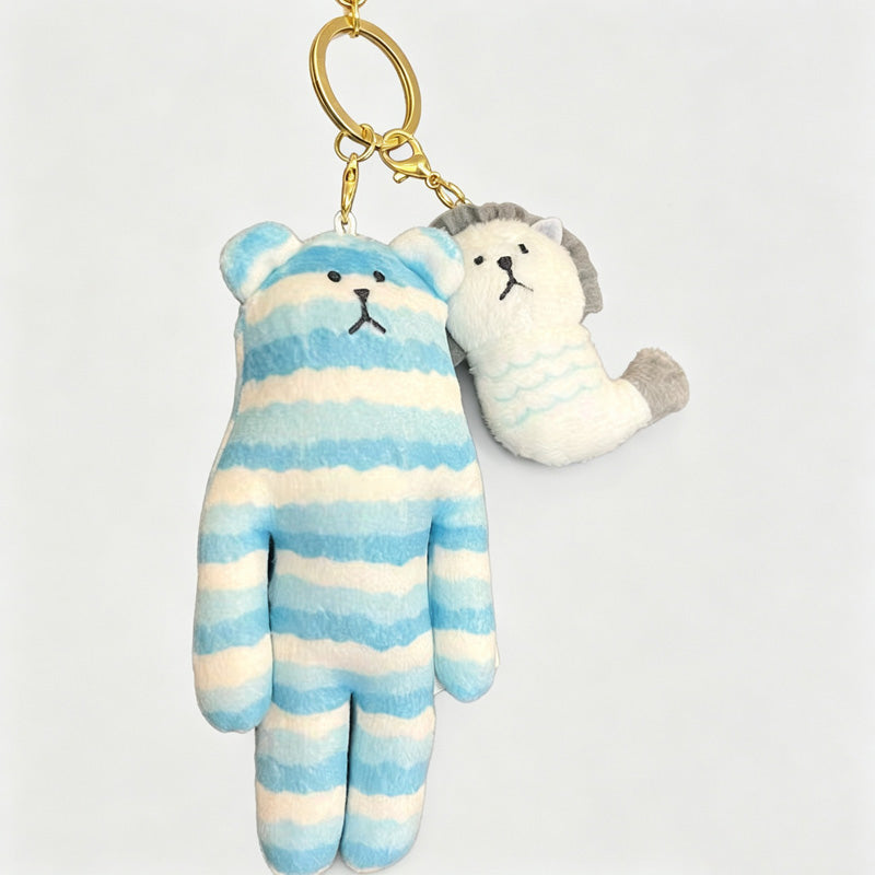 Merlion Plush Keychain
