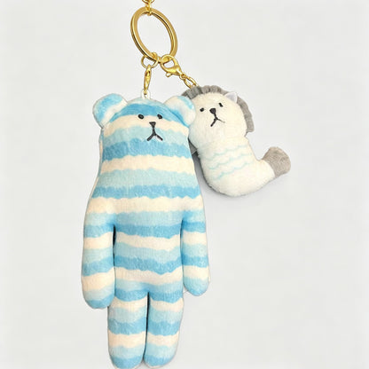 Merlion Plush Keychain
