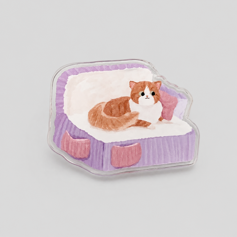 Animal On Sofa Pattern Sealing Clip